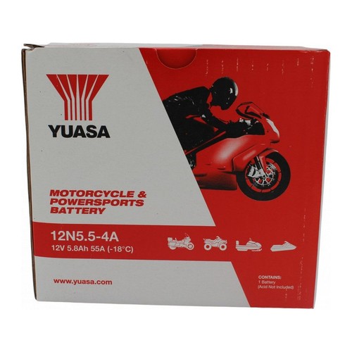 Yuasa 12n5 batteria moto - yuasa, 12n5.5-4a