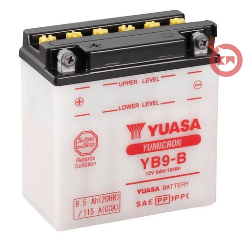 Batteria yuasa yb9 originale - yb9-b,