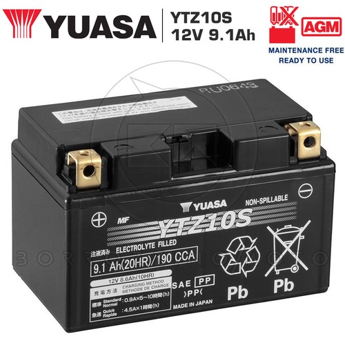 Batteria yuasa ytz10s 12v - batteria,