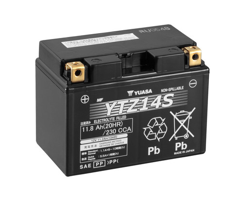 Batteria yuasa ytz14s - agm, 12v