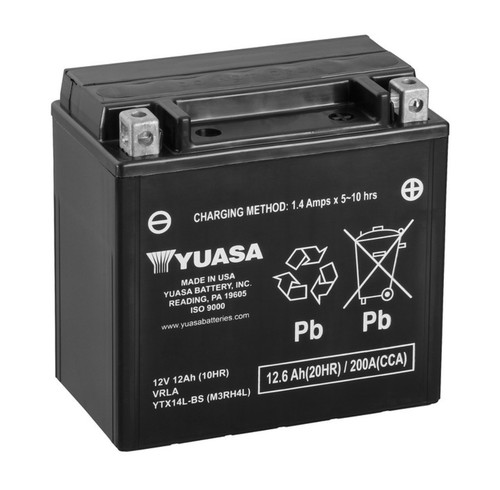 Batteria yuasa ytx14l - batteria, ytx14l-bs
