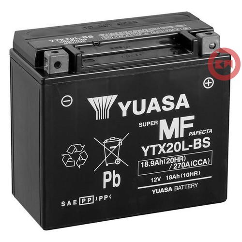 Batteria yuasa ytx20l - yuasa, ytx20l-bs